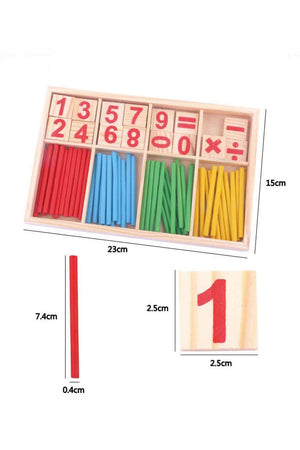 Math Wooden Counting Sticks