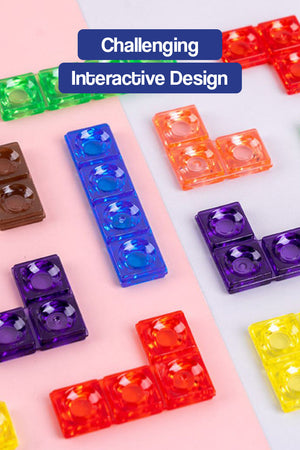 Geometric Shape Cognitive Tetris Puzzle Game