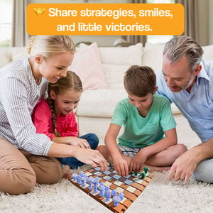 Magnetic Mushroom-Themed Chess Set