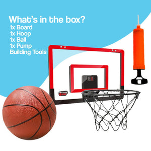 LED Pro Foldable Basketball Hoop with Digital Scoreboard