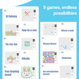 BrainBuzz AI Battle 9-in-1 Game Board