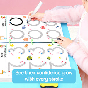 TraceMaster Toddler Writing Reusable Cards