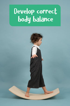 Tablero de Equilibrio Montessori de Madera