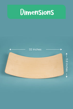 Tablero de Equilibrio Montessori de Madera