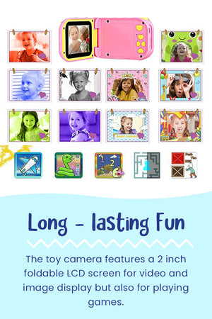 DĚTSKÝ DIGITÁLNÍ FOTOAPARÁT A VIDEOKAMERA