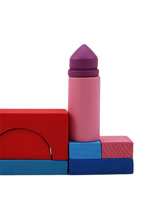 Wooden Building Blocks Set