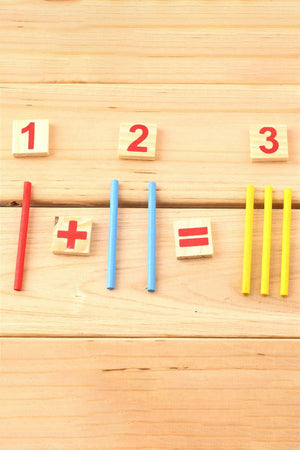 Math Wooden Counting Sticks