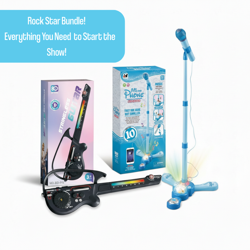 Complete Karaoke Mic Set with LED Stand