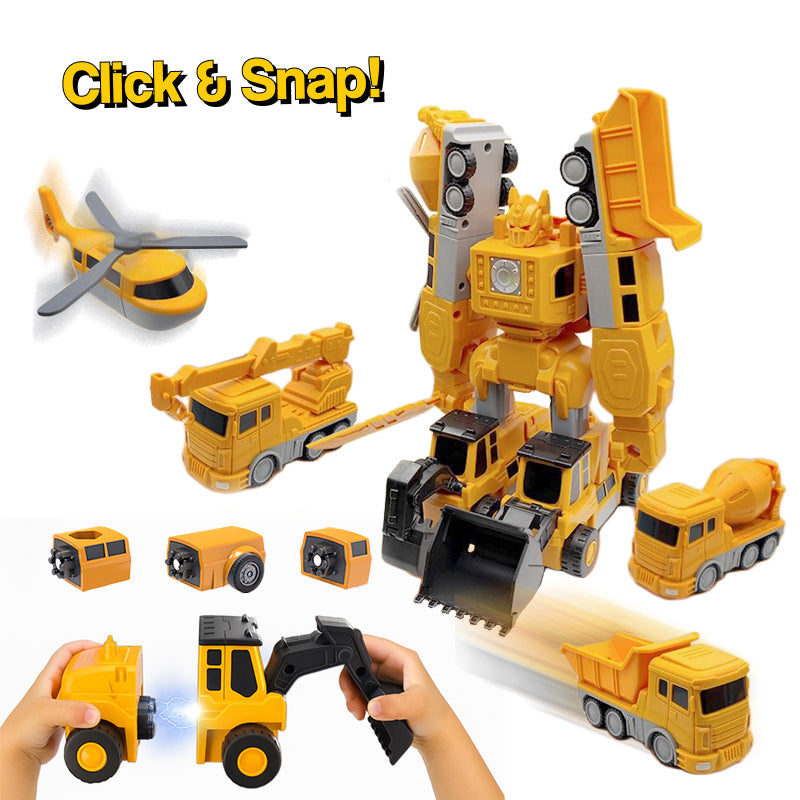 Click & Snap Magnetic Transformer Construction Set