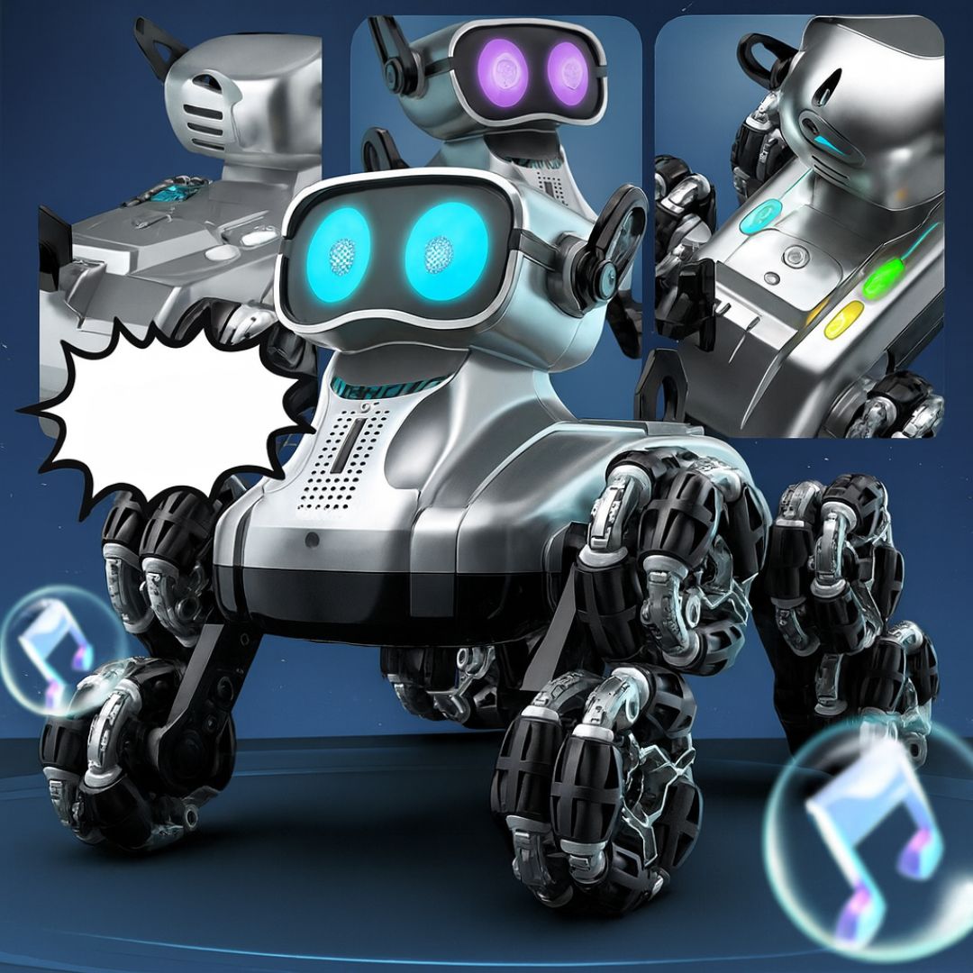 Gesture-Sensing Climbing Electric Stunt Robotic Dog