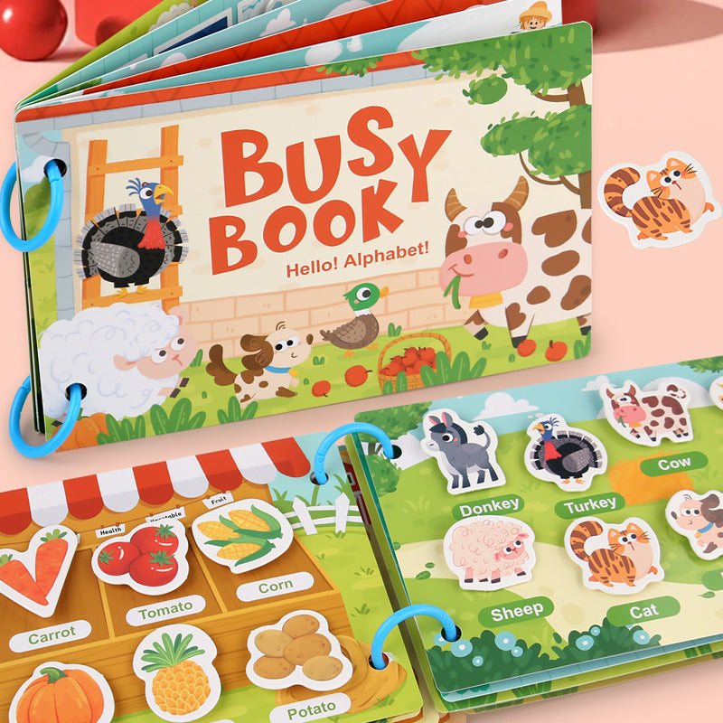 Early Education Busy Book and Puzzle