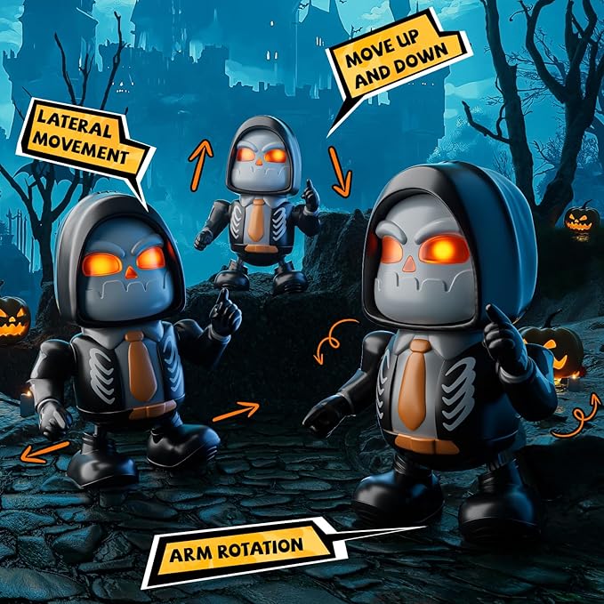 Dancing Skeleton Robot Toy with Music and Lights