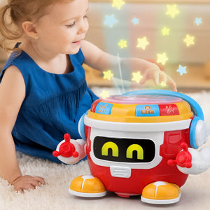 Multifunctional Electric Robot Baby Hand Drum