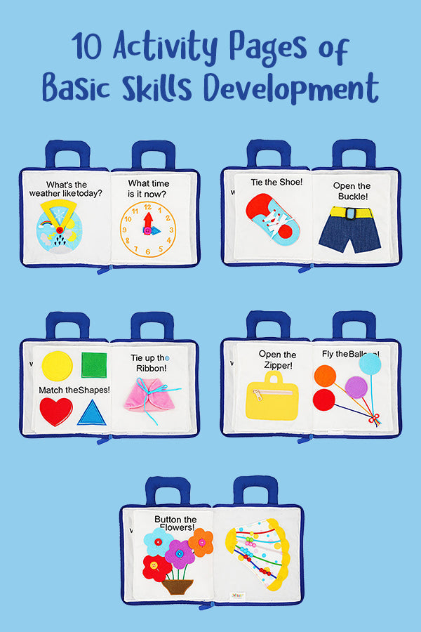 Mi Primer Libro Montessori Portátil de Actividades Divertidas